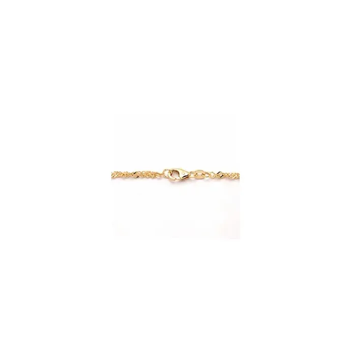 BNH singaporehalskæde i 14 karat guld 42 cm x 2,3 mm