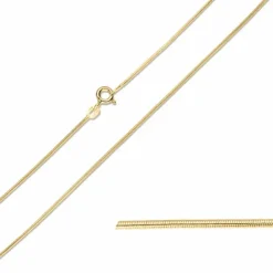 BNH slangekæde i 8 karat guld 60 cm x 0,9 mm
