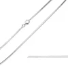 BNH slangekæde i 14 karat hvidguld 45 cm x 1,3 mm