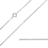 BNH slangekæde i 14 karat hvidguld 60 cm x 1,0 mm