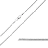 BNH slangekæde i 14 karat hvidguld 42 cm x 1,2 mm