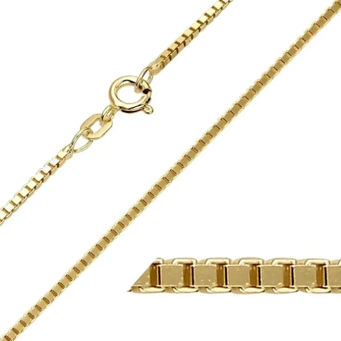 BNH veneziaarmbånd i 14 karat guld 17 cm x 1,5 mm