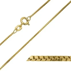 BNH veneziakæde i 8 karat guld 60 cm x 1,0 mm