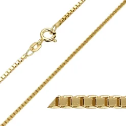 BNH veneziakæde i 14 karat guld 42 cm x 1,5 mm