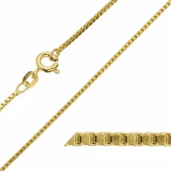 BNH veneziakæde i 8 karat guld 50 cm x 1,3 mm