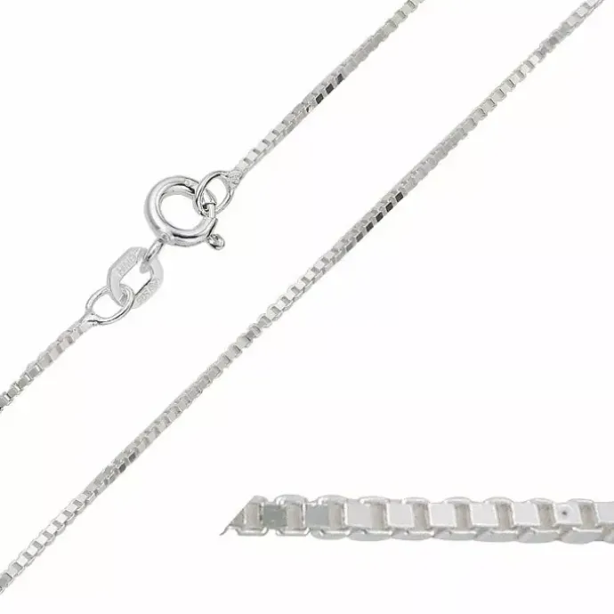 Bnh veneziakæde i sølv 36 cm x 0,8 mm