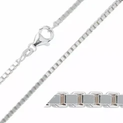 Bnh veneziakæde i sølv 50 cm x 1,8 mm