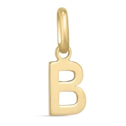 Bogstav B vedhæng i 8 karat guld
