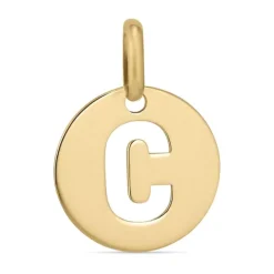 Bogstav C vedhæng i 8 karat guld