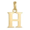 Bogstav H vedhæng i 9 karat guld