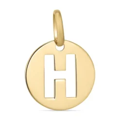Bogstav H vedhæng i 8 karat guld
