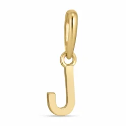 Bogstav J vedhæng i 9 karat guld