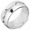 Bred Herrering i oxideret sterlingsølv