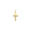 Bredt Jesus guld BNH kors i 8 karat guld