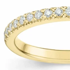 Brillant alliancering i 14 karat guld 0,20 ct