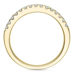 Brillant alliancering i 14 karat guld 0,225 ct