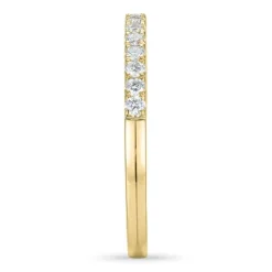 Brillant alliancering i 14 karat guld 0,225 ct
