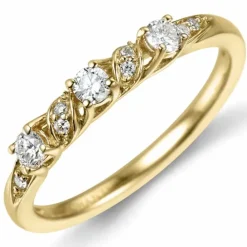 Brillantring i 14 karat guld 0,247 ct