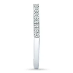 Diamant alliancering i 14 karat hvidguld 0,15 ct