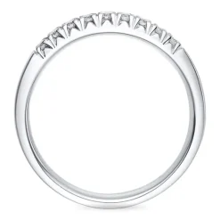 Diamant alliancering i 14 karat hvidguld 0,25 ct