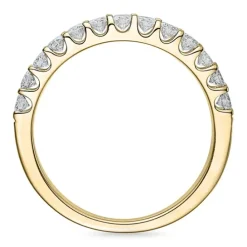 Diamant alliancering i 14 karat guld 0,51 ct