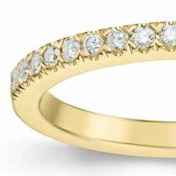 Diamant alliancering i 14 karat guld 0,20 ct