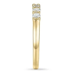 Diamant alliancering i 14 karat guld 0,33 ct