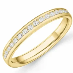 Diamant alliancering i 14 karat guld 0,251 ct