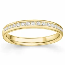 Diamant alliancering i 14 karat guld 0,251 ct