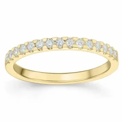 Diamant alliancering i 14 karat guld 0,24 ct