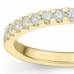 Diamant alliancering i 14 karat guld 0,24 ct
