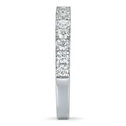 Diamant alliancering i 14 karat hvidguld 0,48 ct