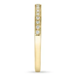 Diamant alliancering i 14 karat guld 0,09 ct