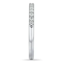 Diamant alliancering i 14 karat hvidguld 0,25 ct