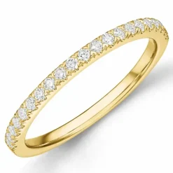 Diamant alliancering i 14 karat guld 0,25 ct