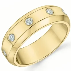 Diamant ring i 14 karat guld 0,20 ct