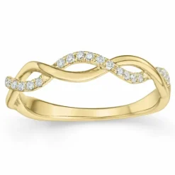 Diamant ring i 14 karat guld 0,15 ct