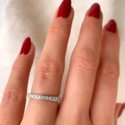 Diamantring i 14 karat hvidguld 0,26 ct