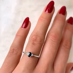 Diamantring i 14 karat hvidguld 0,03 ct 0,35 ct