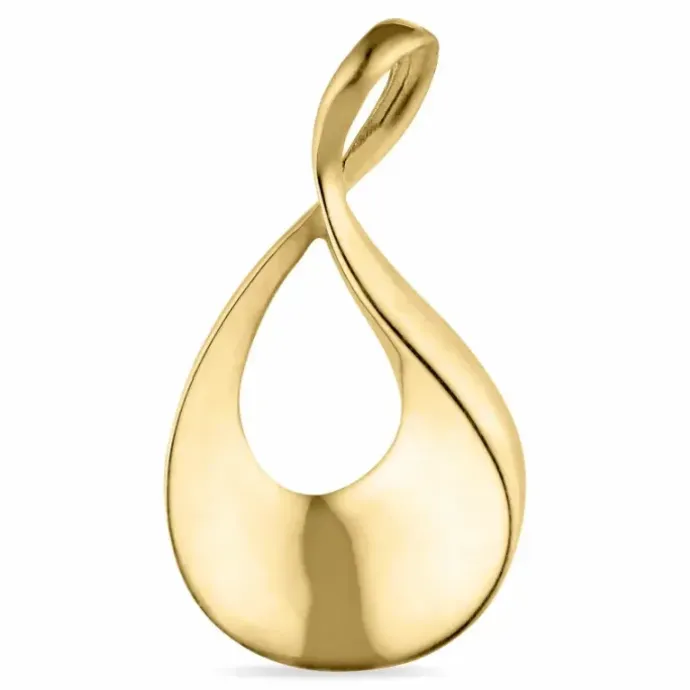 Dråbe vedhæng i 9 karat guld
