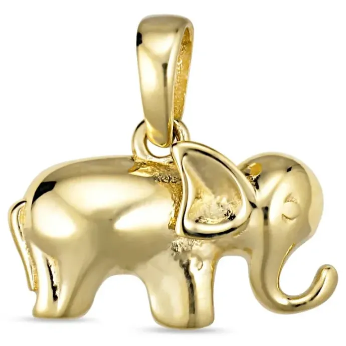 Elefant vedhæng i 8 karat guld