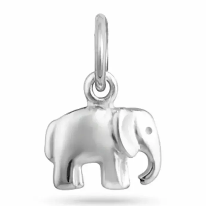 Elefant vedhæng i sølv