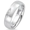 Elegant ring i rhodineret sølv