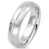 Elegant ring i rhodineret sølv