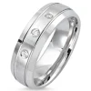 Elegant ring i rhodineret sølv