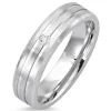 Elegant ring i rhodineret sølv