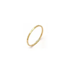 Elegant Simple Rings ring i forgyldt sølv