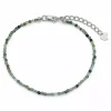 Elegant sten armbånd med agat og hematite.