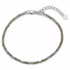 Elegant sten armbånd med kvarts og hematite.