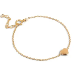 Enamel Amore armbånd i forgyldt sølv